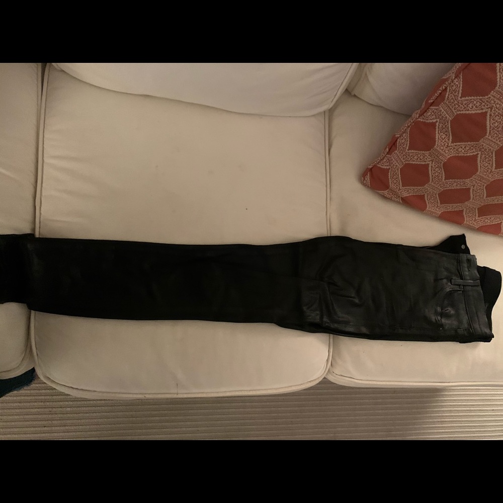 Citizens of Humanity leather jeans